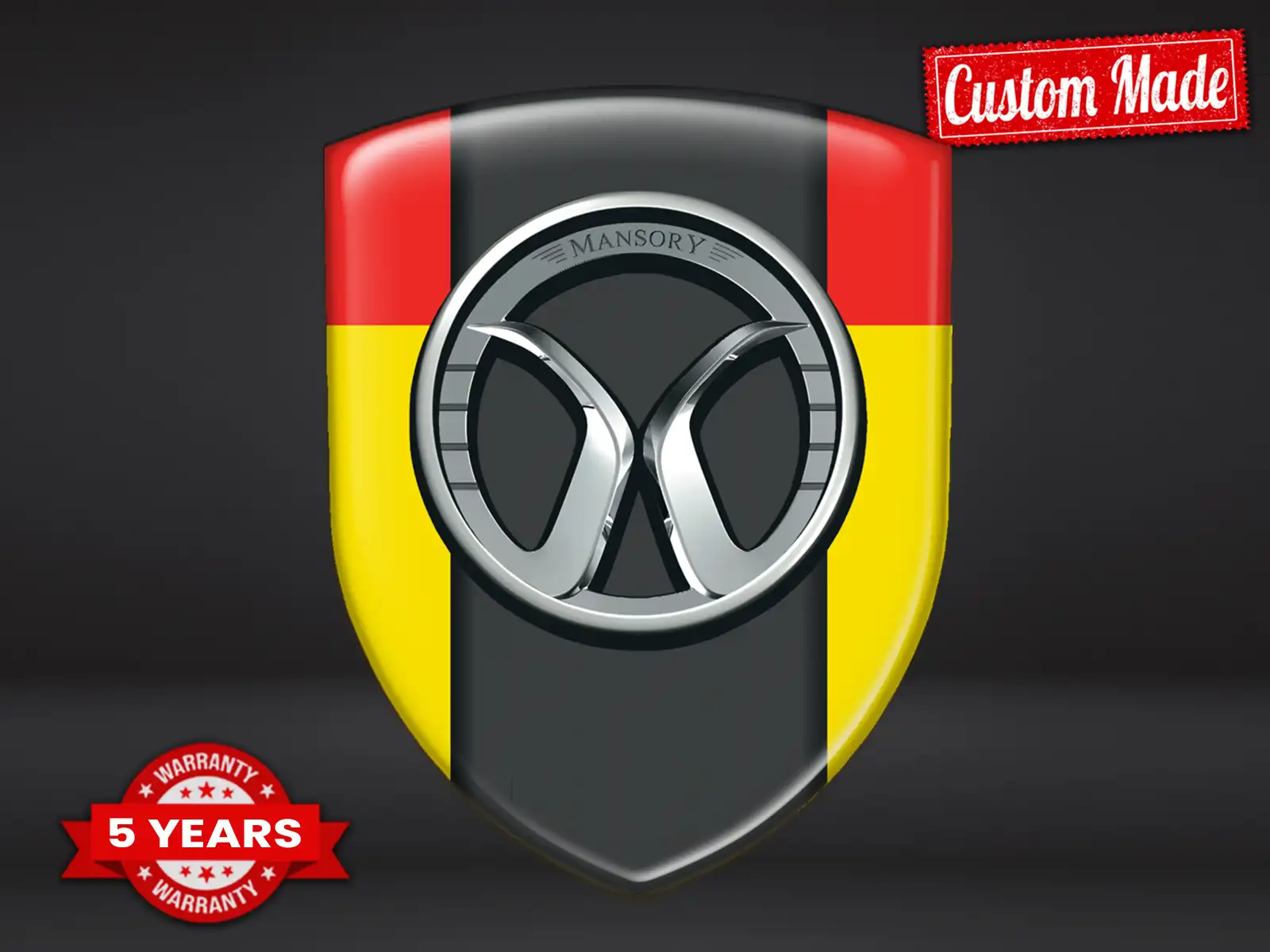 Mansory Heckscheibenaufkleber Premium Anpassbar Maximal